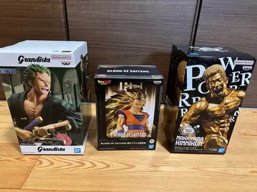 피규어 3체 세트 나카야마킨니군 로로노아 조로 손오공