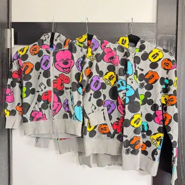 디즈니랜드 후드티 가족 3장 세트