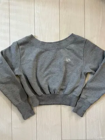 juemi 오프숄더 맨투맨 트레이닝복