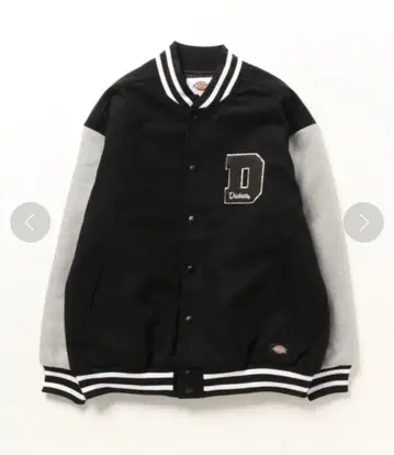 Dickies 바시티 자켓풍 자켓 XL 블랙/그레이