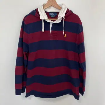 랄프 로렌 후드 부착 라거 셔츠