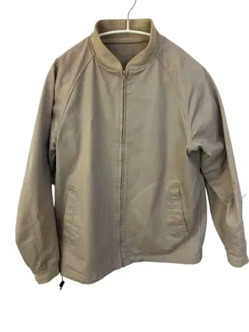 베이지 집업 점퍼