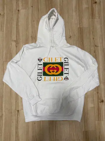 후드티 후디 화이트 속기모 빈티지 맨투맨 더블 G