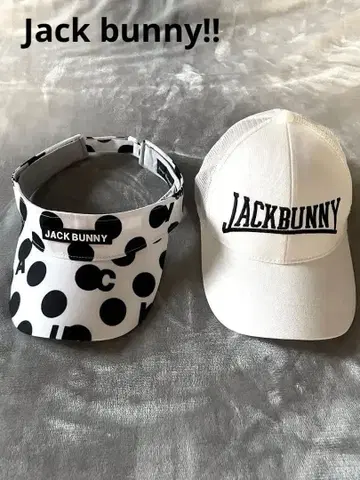 JACK BUNNY 바이저와 캡 세트