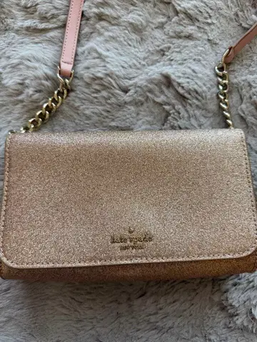 케이트 스페이드 골드 숄더백