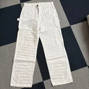 Dickies 화이트 카고 팬츠