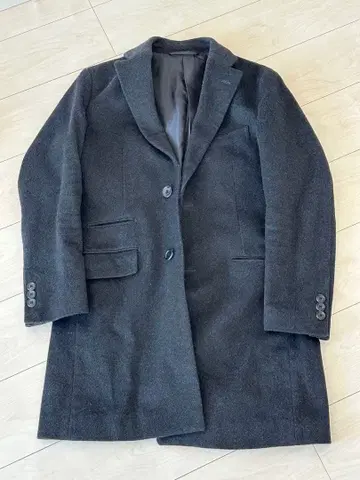 B:MING by BEAM 다크 그레이 체스터 코트