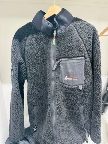 MANASTASH 마나스태쉬 블랙 플리스 자켓 L