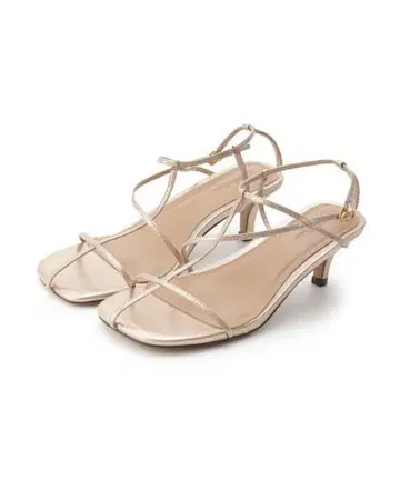 미라 오웬 골드 스트랩 샌들