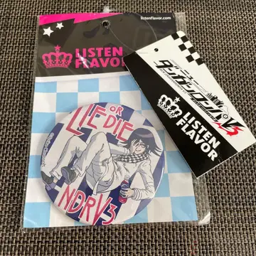 뉴 단간론파 V3 LISTEN FLAVOR 오마 코키치 캔뱃지