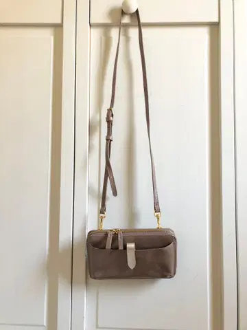 숄더 월렛 숄더 지갑 스마트폰 숄더 백 소가죽제