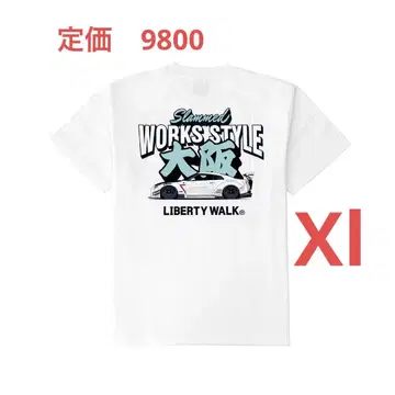 WORKS STYLE R35 Tee White Leberty walk