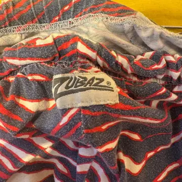 ZUBAZ 스트라이프 패턴 와이드 팬츠