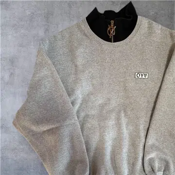 OY PERSONALITY 그레이 트레이닝복 하프 지퍼