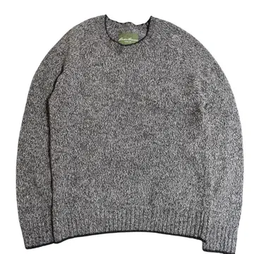 Eddie Bauer 멜란지 그레이 로우 게이지 스웨터 L 사이즈