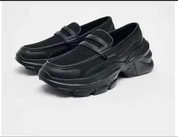 [새상품급] ZARA 트랙 스포츠 로퍼 블랙 37