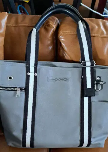 모리노 캔버스 그레이 토트백