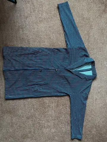 any FAM 온워드 스트라이프 롱 자켓 사이즈 2 여성용