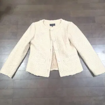 Talbots 아이보리 노카라 자켓 S