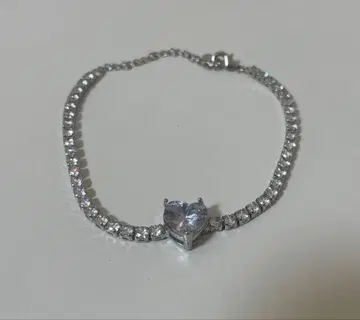 하트형 스톤 팔찌 새상품