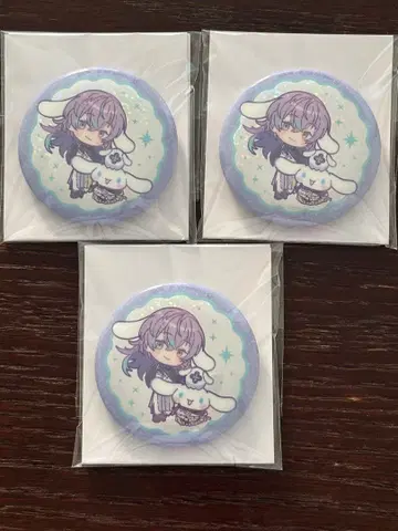 니지산지 Dytica 산리오 키라키라 캔뱃지 호시미치 쇼 시나모롤