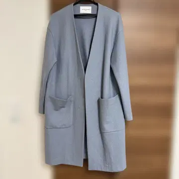 UNITED ARROWS 라이트 그레이 롱 코트