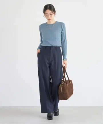 [컨디션 최상] IENA 이에나 리브 크루 넥 풀오버