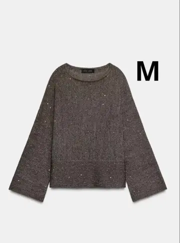 ZARA 자라 스팽글 니트 스웨터 새상품, 미사용