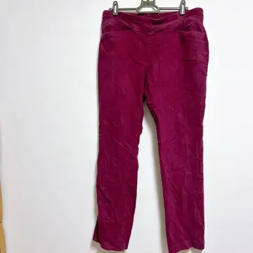 마젠타 스키니 팬츠 8 REGULAR 와인 레드