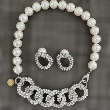 펄과 크리스탈의 목걸이 & 귀걸이