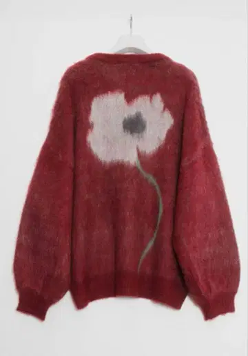Knuth Marf shaggy flower knit(unisex)