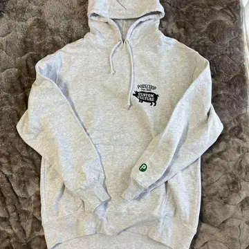 PORKCHOP CUSTOM CULTURE 그레이 후드티