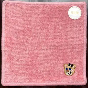 페이러 올드 테디 자수 손수건