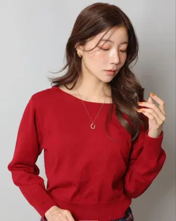 [ 새상품 ] 아푸와이저 리셰 하트 2way 니트