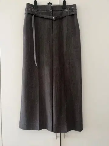 킴마틴 KIMMATIN 그레이 롱 스커트 벨트 포함