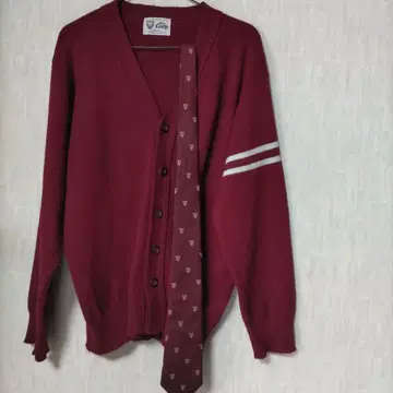 [ 레어 현지 구매 ] the Coop HARVARD 가디건 & 넥타이