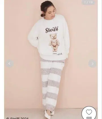 젤라피케 steiff 슈타이프 젤라또피케 파자마 룸웨어