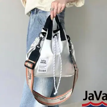 [ 미사용 새상품 ] JaVa 실버 숄더백 2way