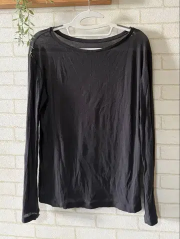 Spick and Span 시어 보트넥 풀오버 그레이