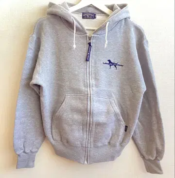 Labrador Retriever 풀 집업 후드티 그레이