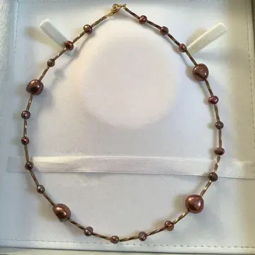 펄 디자인 목걸이