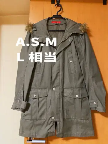 [ 새상품급 ] A.S.M. 밀리터리 자켓 모즈 코트