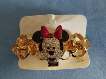 미사용! 프랑스제 미니 마우스 디즈니 반짝이 머리핀