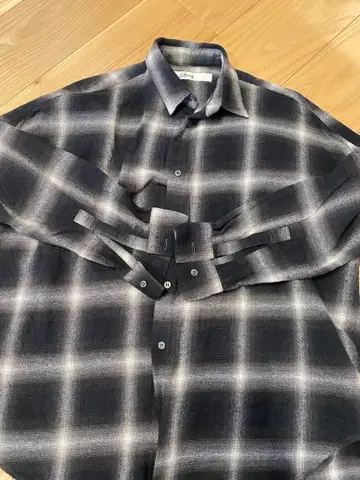 스카디 일본제 체크 셔츠