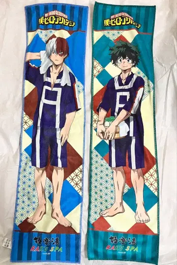 나의 히어로 아카데미아 극락탕 토도로키 쇼토 미도리야 이즈쿠 머플러 타월