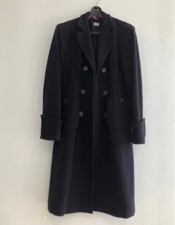 폴 스미스 더블 브레스트 코트 네이비