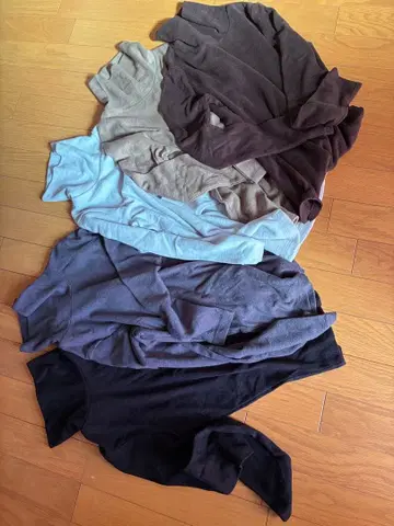 새상품급 유니클로 플리스 터틀넥 M 5장 세트