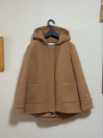 THE SHOP TK 후드 부착 코트 카멜