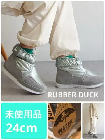 미사용품 RUBBER DUCK 러버덕 스노우 부츠 38