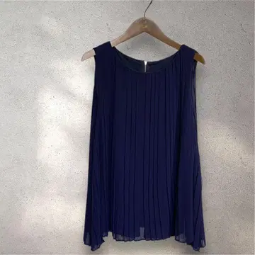 ELFORBR 플리츠 슬리브리스 상의 사이즈 38